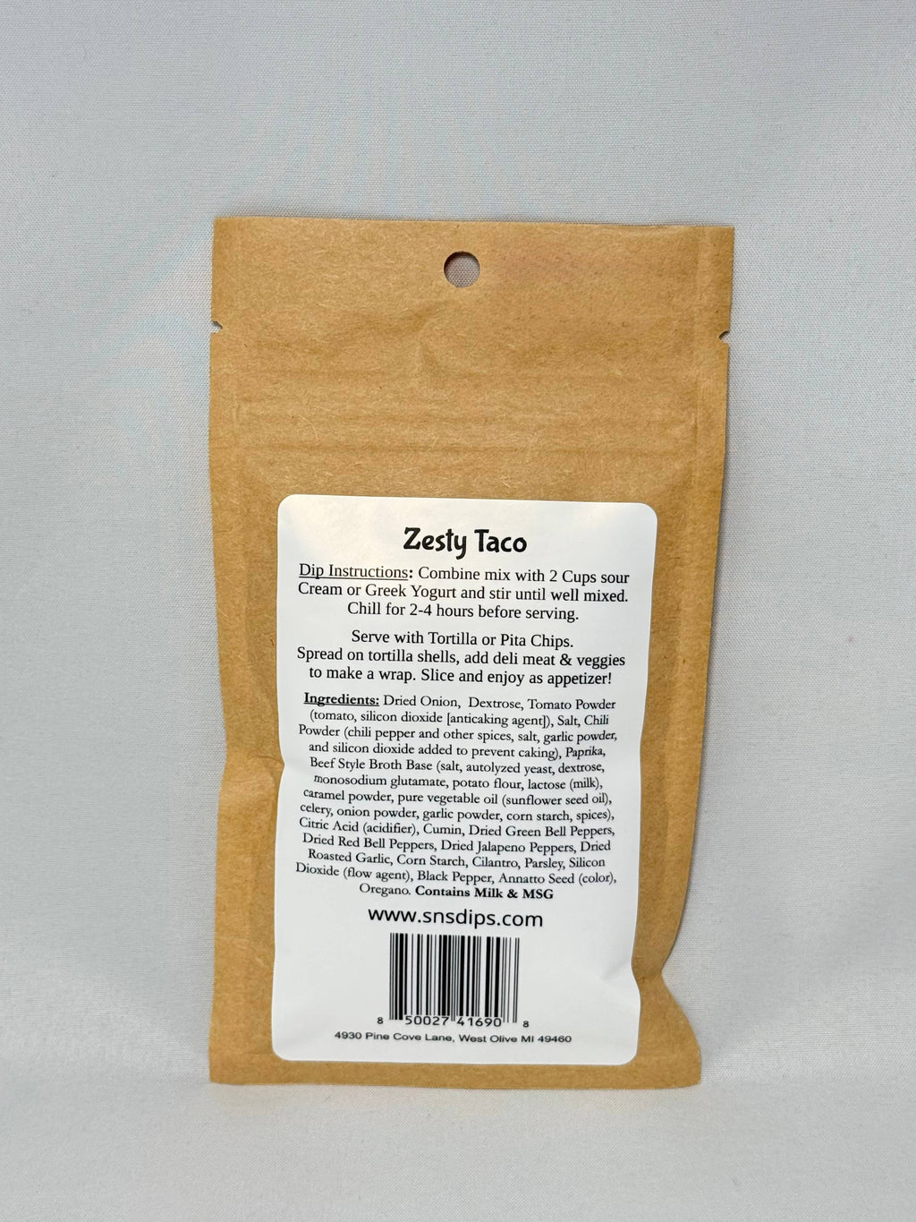Zesty Taco Dip Mix