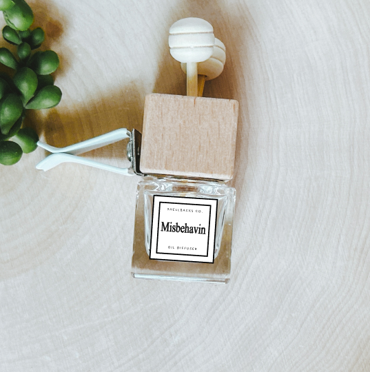 Misbehavin Car Freshener Diffuser Vent with flowers