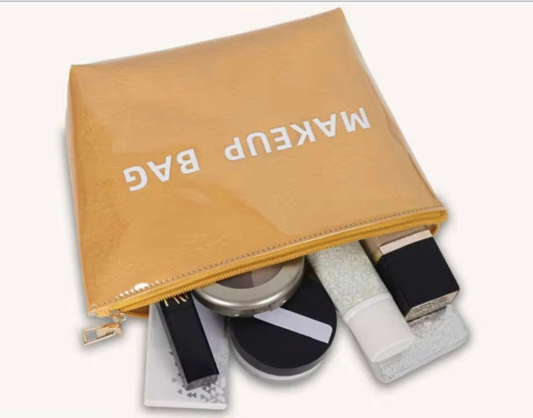 Preorder- Tan MAKEUP BAG