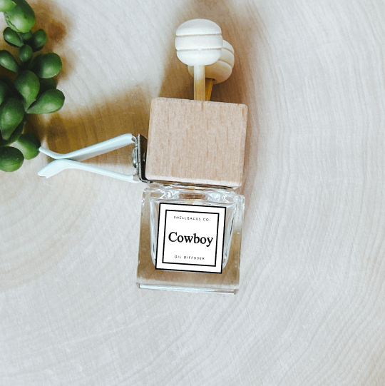 Cowboy Car Freshener  Vent Clip Diffuser