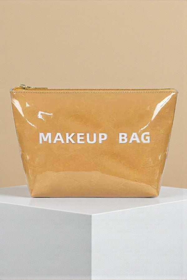 Preorder- Tan MAKEUP BAG