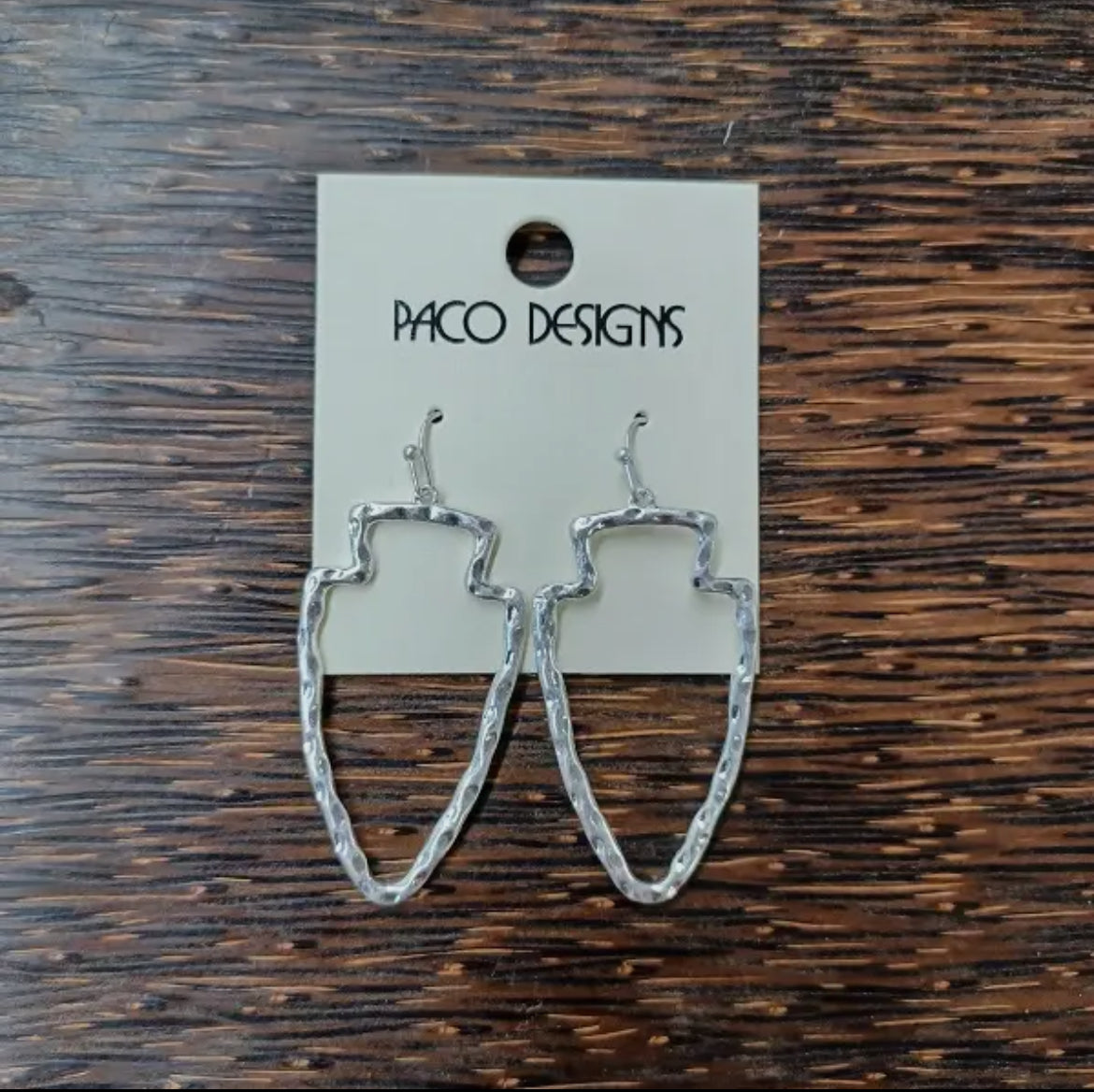 Matte Gold Arrowhead Earrings