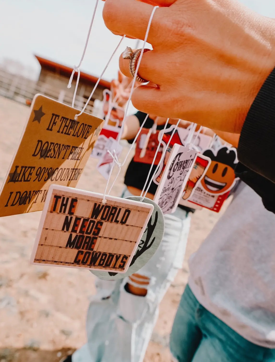 The World Needs More Cowboys Freshener