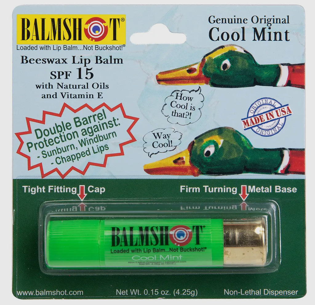 BALMSHOT Beeswax Lip Balm - Cool Mint