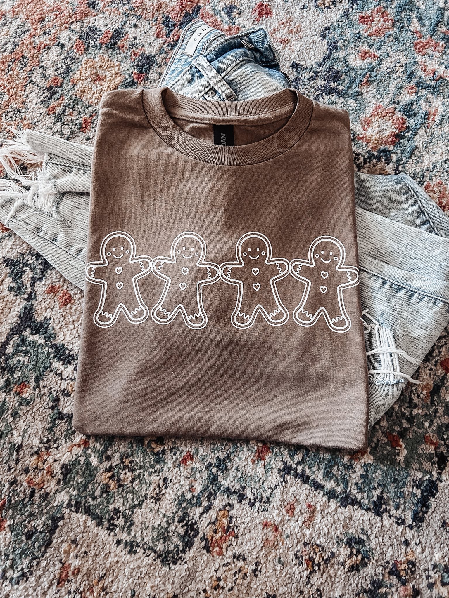 Gingerbread Crewneck Tee