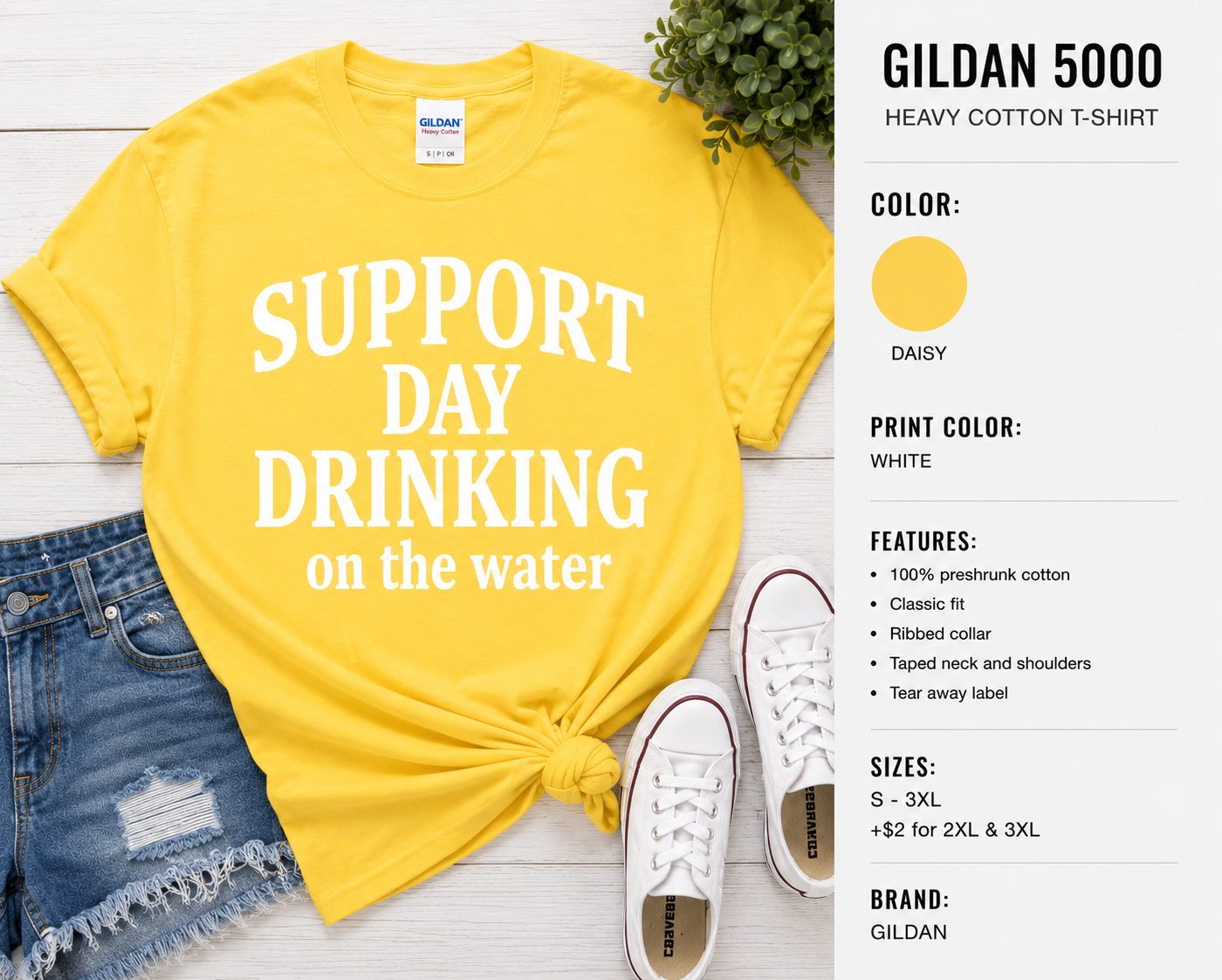 Our Weekly Sweet Tee Drop- Support Day Drinking on the water!