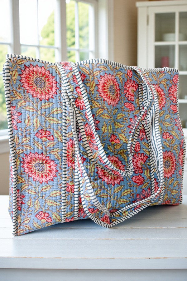 SC - September Haze Floral Tote Bag