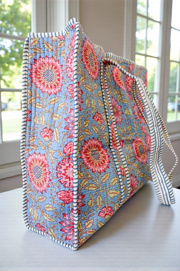 SC - September Haze Floral Tote Bag