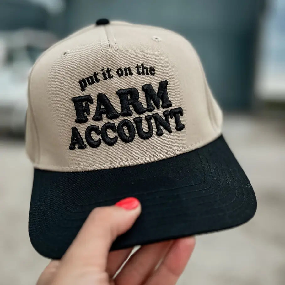 Put it on the Farm account Black/Tan