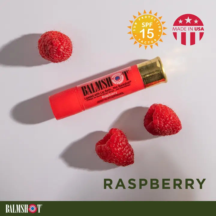 BALMSHOT Beeswax Lip Balm - Raspberry