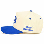 AMEN Embroidered Letter Two Tone Trucker Hat: Blue