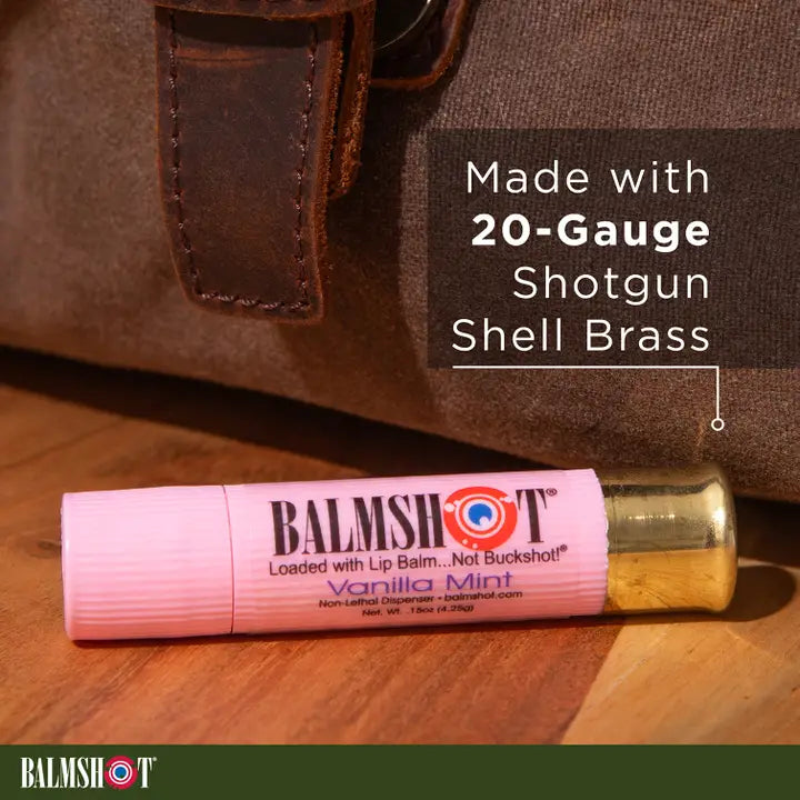 BALMSHOT Beeswax Lip Balm - Vanilla Mint